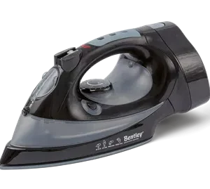 Steam Iron Retractable cord Black