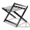 Sienna Luggage rack with back Black
